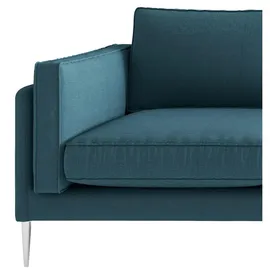 Livetastic Sitzgarnitur, Metall, Füllung: Daunen, Silikon, 250x202 cm, Made in EU, Wohnzimmer, Sofas & Couches, Sitzgarnituren