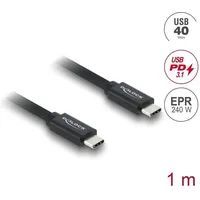 DeLock USB-C 1 m Schwarz