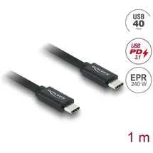 DeLock USB-C 1 m Schwarz