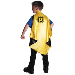 Rubie ́s Kostüm Robin Umhang für Kinder, Original lizenziertes Kostümteil zum DC Comic ‚Robin‘ gelb