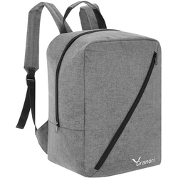 Granori Reiserucksack 40x30x20 cm Handgepäck 24l mit Außenfach – leicht & max. Stauraum grau