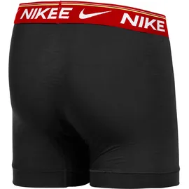 Nike Boxershorts unifarben schwarz/rot/lila L 3er Pack