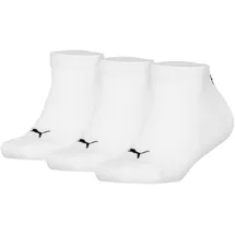 Puma Sneakersocken 3er Pack Weiß 27-30