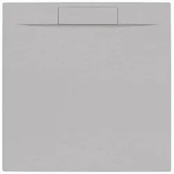 SAT Fusion Duschwanne quadratisch 90x90 cm gegossener Marmor SATFU9090GRP