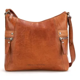 Spikes & Sparrow Umhängetasche Bronco Crossover Brandy