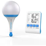 Steinbach Solarleuchte mit Funkthermometer,
