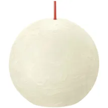 Bolsius Rustik Kugelkerze 7,6 cm beige