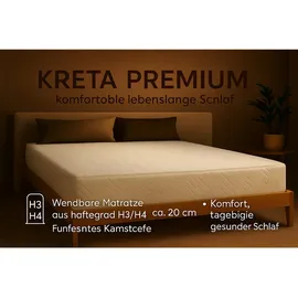kaiser möbel Kreta Premium 160 x 200 cm H3/H4