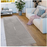 Paco Home Teppich »Livorno 674«, rechteckig, grau