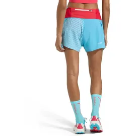 La Sportiva Flow 3 ́ ́ Kurze Hose - Malibu Blue / Hibiscus - S