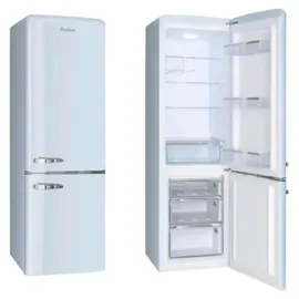 Amica KGCR 387 100 L Retro-Kühl-Gefrierkombination (244 l, 1810 mm hoch, Hellblau)
