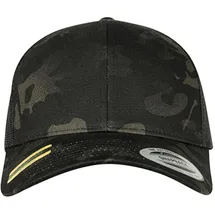 Flexfit Retro Trucker Multicam Kappe schwarz One Size