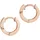 Elli DIAMONDS Creolen Basic Diamant (0,03 ct.) roségold 925 Silber onesize