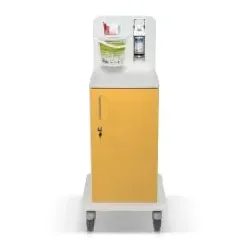 ETERNASOLID MULTICART Desinfektionswagen T11 mit Spenderhalterung 92464-GE , Farbe: gelb