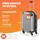monzana Baseline 4-Rollen Cabin 50 cm / 34 l silber
