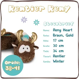 NICI Rentier Reny Heart Braun 38-41