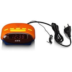 Lenco ICR-210 FM-Uhrenradio & Radiowecker Kids Uhrenradio (FM-Tuner) blau|orange