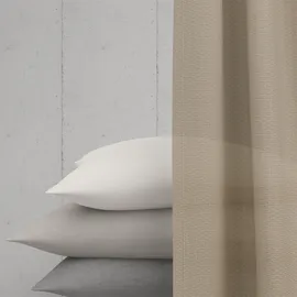 Neutex for you! Ösenschal Intense 146 x 245 cm Polyester Beige Leinen