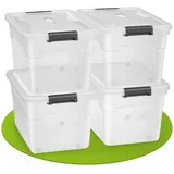 Juskys Aufbewahrungsbox mit Deckel