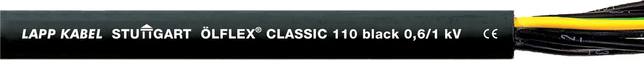 Lapp 1120232 Steuerleitung ÖLFLEX® CLASSIC 110 Black 0,6/1kV 2X0,75