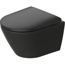 Duravit D-Neo Wand-WC Compact mit WC-Sitz Anthrazit seidenmatt