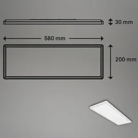 Briloner LED Panel 58 cm 22W rechteckig weiß