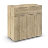 Rauch Alabama 80 x 81 x 42 cm Eiche Sonoma
