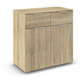 Rauch Alabama 80 x 81 x 42 cm Eiche Sonoma