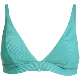 adidas Bikini-Tops Iconisea Ribbed Padded Triangle Pure Teal 32