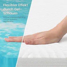 aktivshop Gel Topper 80 x 200 cm weiß