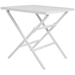 Gartenesstisch Wilkie 72x72 cm, Weiß