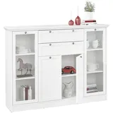 ARGONAUTA Highboard Landwood weiß 160 x 120