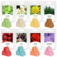 LUCKYJY Duftwachs für duftlampe,Duftwachs Wax Melts Duftwachswürfel 100% Sojawachs Wax Melts für Kerzen Wärmer Geschenk Set für Halloween Weihnachten 8 Düfte