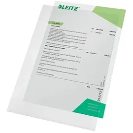 Leitz Sichthüllen 4005 Standard DIN A5 transparent genarbt 0,13 mm, 100 St.