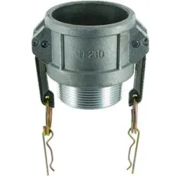 Kamlok Mutterteil Typ B DN50, AG 2", Alu