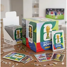 Panini FIFA World Cup 2026 Sticker Collection Box (100) Display
