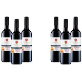 Oberrotweiler Winterflair Winzer-Glühwein rot - vollmundig fruchtiger Glühwein - der Klassiker, perfekt für die kalte Weihnachts- & Winterzeit - Anbaugebiet Kaiserstuhl (3 x 0,75 l) (Packung mit 2)