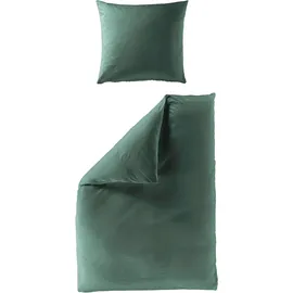 BIERBAUM Bettwäsche Biber B/L: 135x200 cm) - grün - BL 135x200 cm