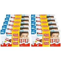 Ferrero Kinder Schokolade Sparpreis 400 g, 10er Pack