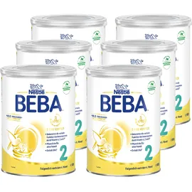 Beba Nestlé BEBA 2 Folgemilch, 6. x 800g)