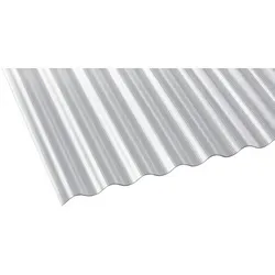 GUTTA Dachplatte, Stärke: 1,4 mm, transparent, Polycarbonat (PC)