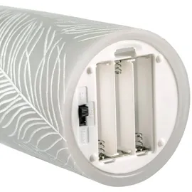 Pauleen Cosy Feather LED-Kerze 2 St. grau/weiß