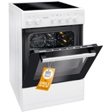Bomann Bomann® Backofen 50cm mit Herd | Elektroherd freistehend 50 cm mit 4 Kochplatten | Standherd mit Ofen 43L | Ober-/Unterhitze | 40°C-240°C | inkl. & Grillrost | Elektroherd mit Kochfeld EHC 7939