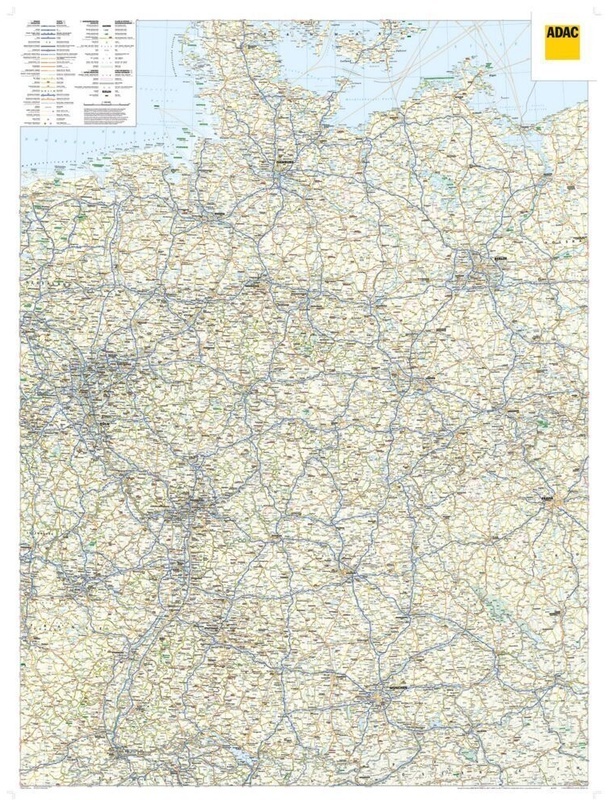 Adac Länderkarte Deutschland - Plano In Hülse 1:650.000, Karte (im Sinne von Landkarte)