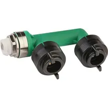 Flamco Prüf- Abdrückbrücke 15mm Kunststoff m. Luftstopfen