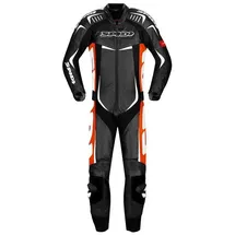Spidi Track Wind Pro 1-Teiler Motorrad Lederkombi, schwarz-weiss-rot, Größe 56