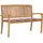 vidaXL Stapelbank 128,5 x 50 x 90 cm Braun/Rot