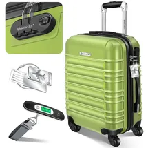 Kesser Hartschalen-Trolley 4-Rollen Cabin 55 cm / 55 l grün