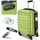 Kesser Hartschalen-Trolley 4-Rollen Cabin 55 cm / 55 l grün