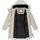 Ragwear Damen, Langer Wintermantel wasserdicht in Kord-Optik warmer Steppmantel mit Samt-Haptik Pavla Cordy YOUMODO bone, Gr. S - S